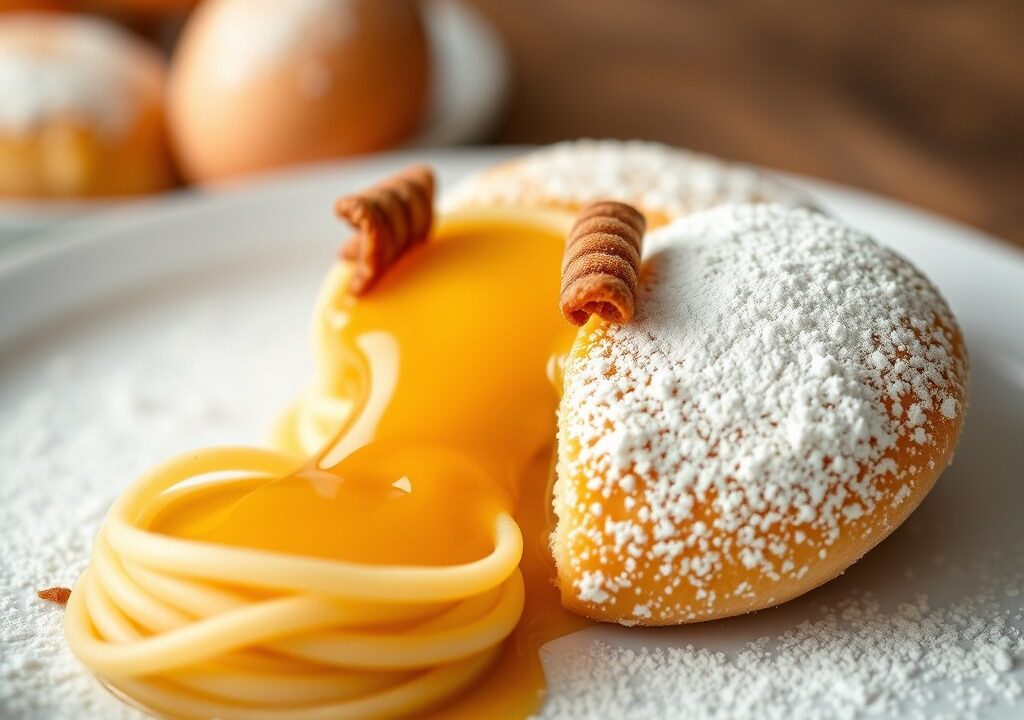 Peperkoek pasta — AI-gegenereerde illustratie