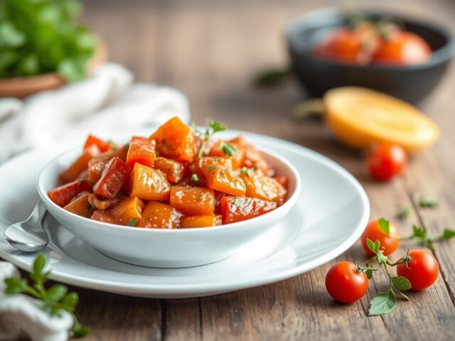 Peperonata — AI-gegenereerde illustratie