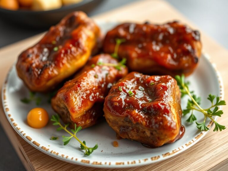 Perzikenpakketjes (bbq)