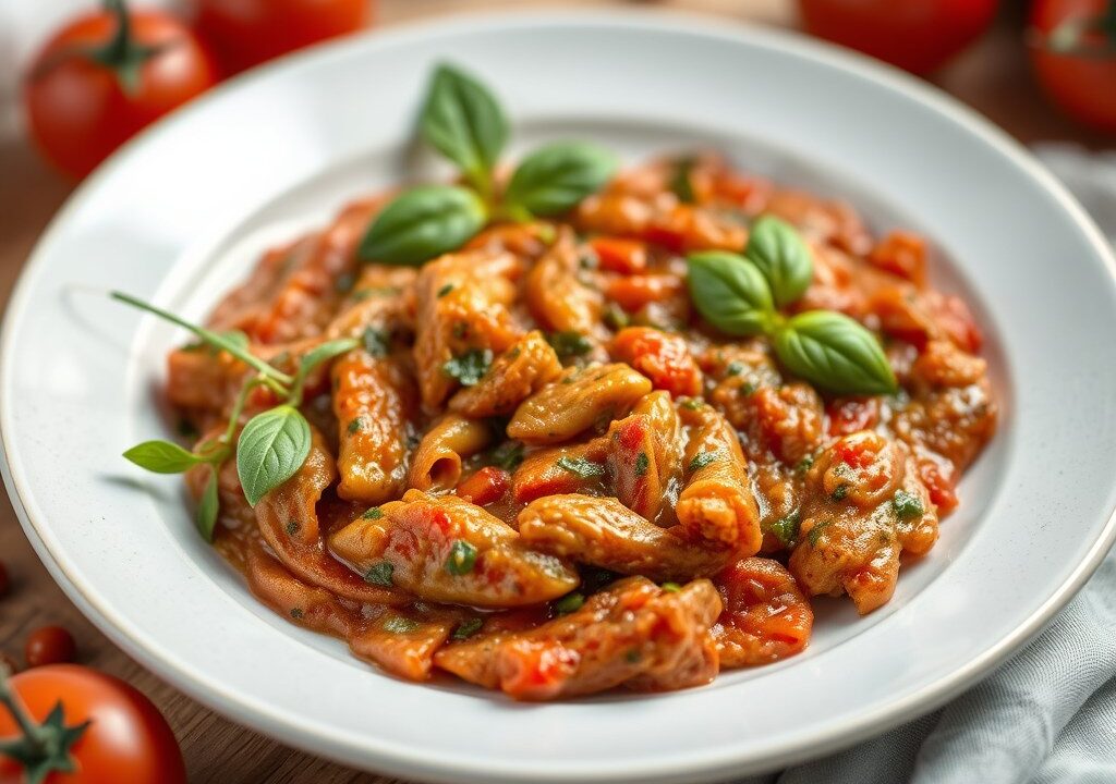 Pesto Arrabiata — AI-gegenereerde illustratie