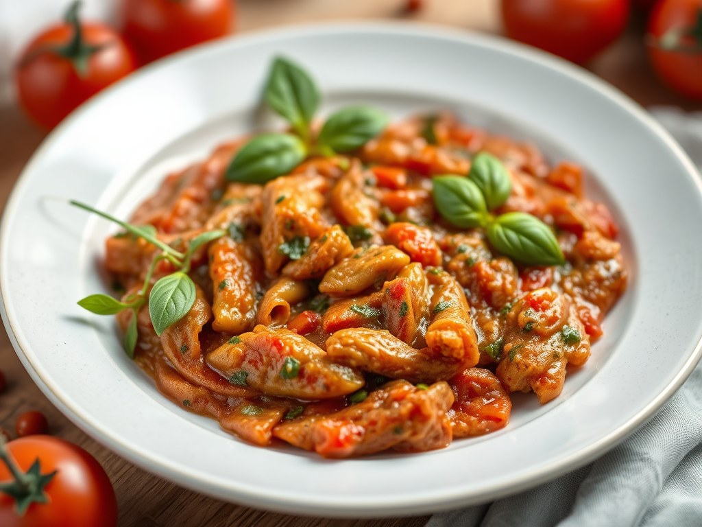 Pesto Arrabiata, AI-gegenereerde illustratie