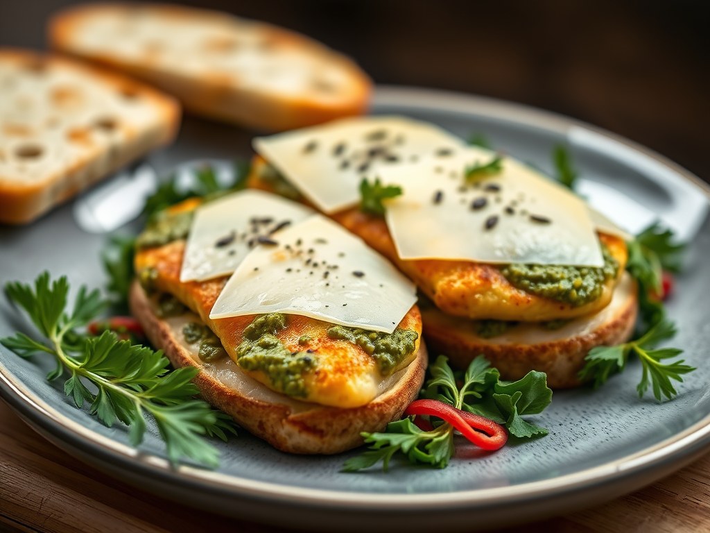 Pesto filets, AI-gegenereerde illustratie