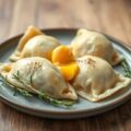 Pierogi met vlees vulling