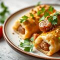 Pietenpakjes met saucijzengehakt