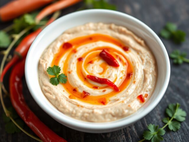 Pittige (dip)saus – Nam Jim Jaew — AI-gegenereerde illustratie
