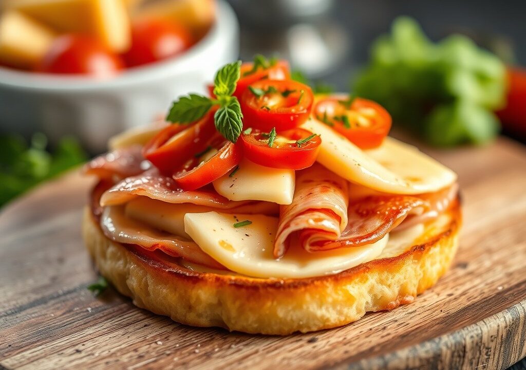 Pittige tosti — AI-gegenereerde illustratie