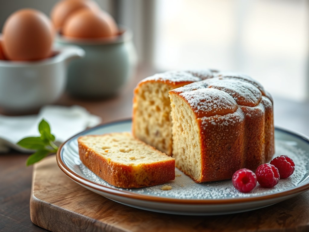 Pounds cake, AI-gegenereerde illustratie