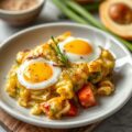 Prei gratin met platte kaas