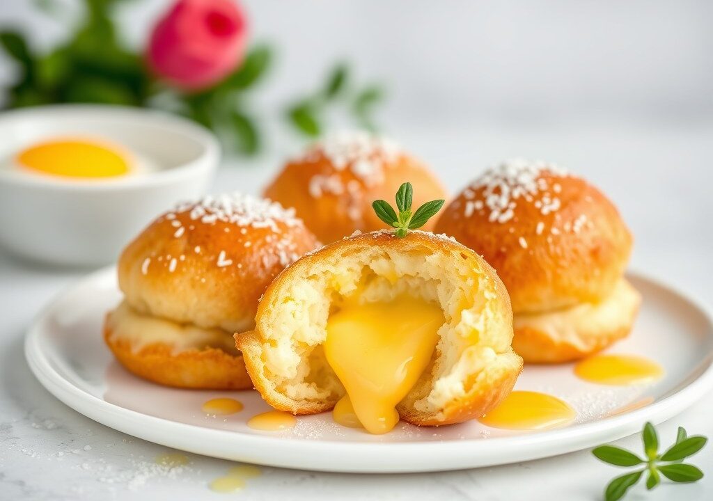 Profiteroles met … Boursin, AI-gegenereerde illustratie