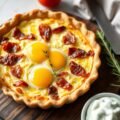 Quiche Lorraine — AI-gegenereerde illustratie