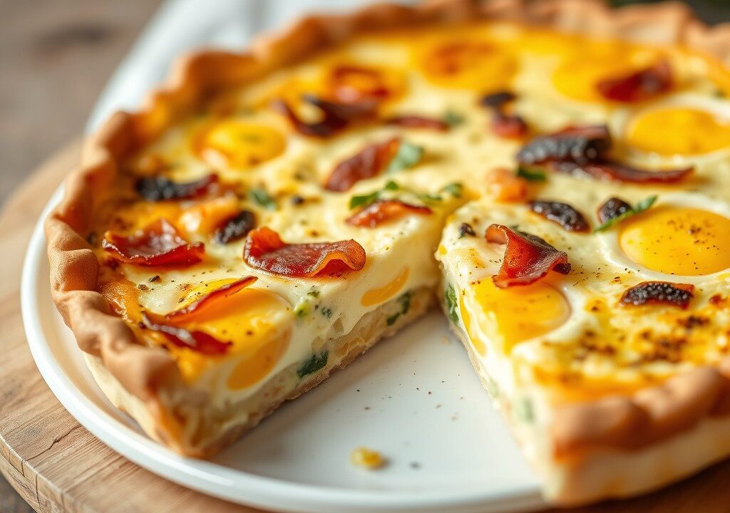 Quiche van de herder, AI-gegenereerde illustratie