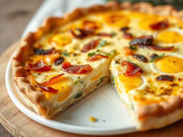 Quiche van de herder — AI-gegenereerde illustratie