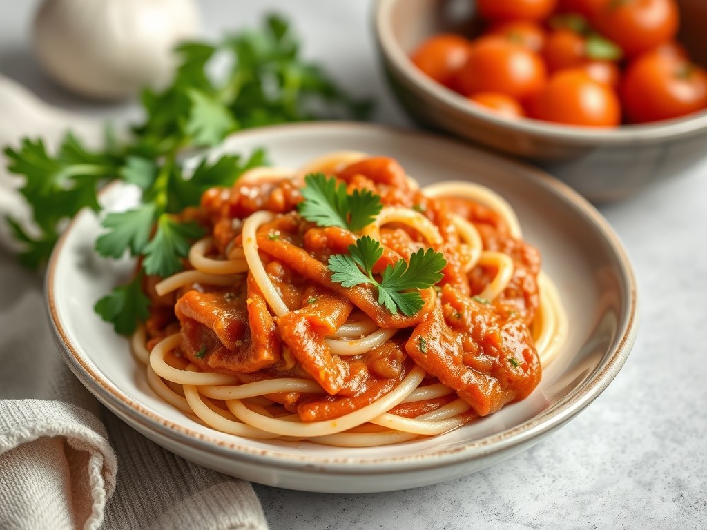 Ragu (Een van de vele variaties), AI-gegenereerde illustratie