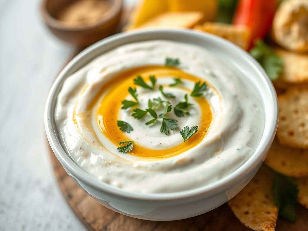 Ranchdressing (Ranchdip), AI-gegenereerde illustratie