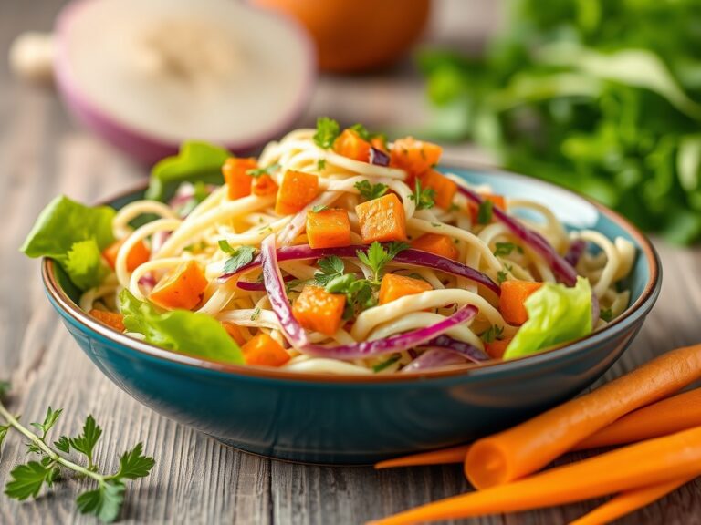 Regenboog Salade — AI-gegenereerde illustratie