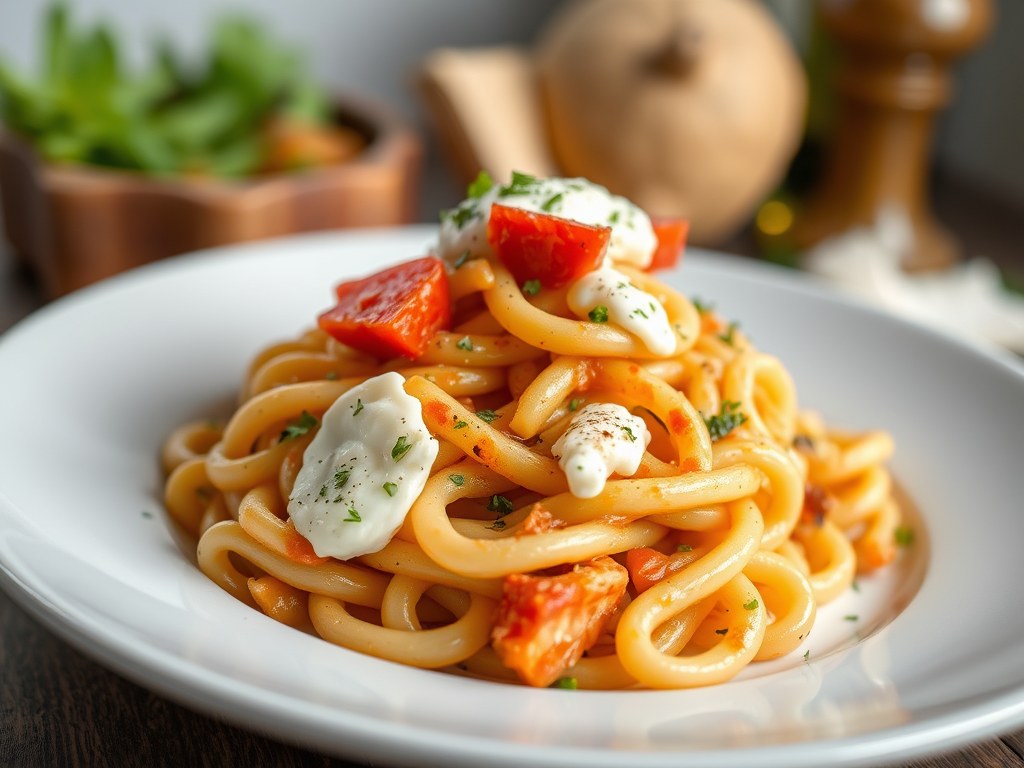 Restje macaroni over, AI-gegenereerde illustratie