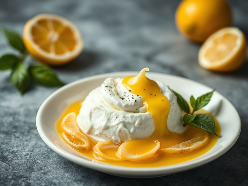 Ricotta, AI-gegenereerde illustratie