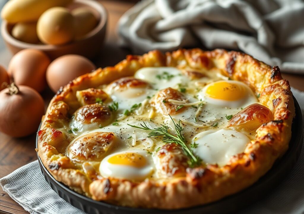 Rijfkoeken- reibekuchen op monique’s manier, AI-gegenereerde illustratie