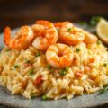 RIJST Gerecht met Old Bay Garnalen