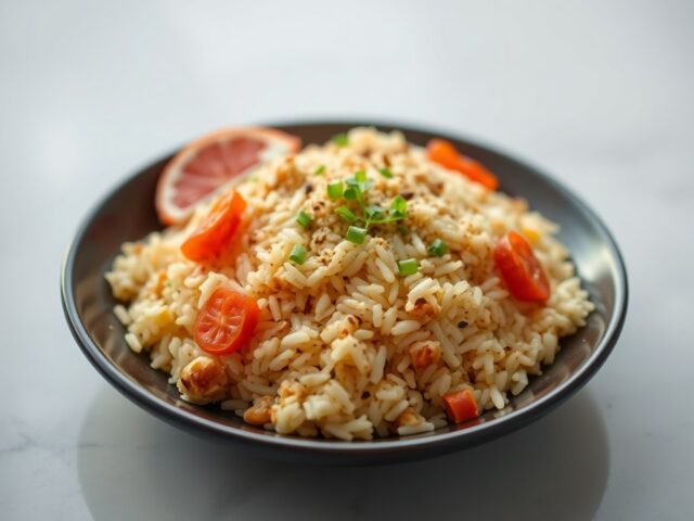 RIJST Nasi Goreng Totok — AI-gegenereerde illustratie