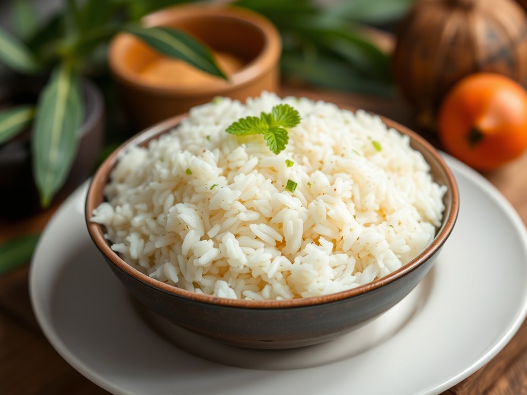 RIJST : Nasi Lemak, AI-gegenereerde illustratie
