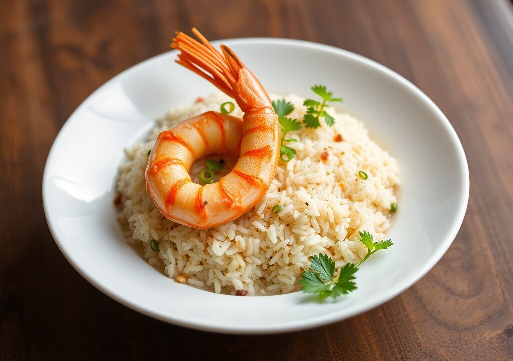 RIJST : Nasi Udang, AI-gegenereerde illustratie