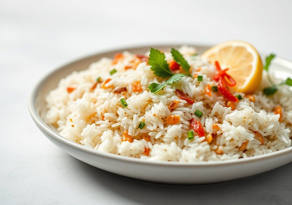 RIJST Nasi Ulam, AI-gegenereerde illustratie