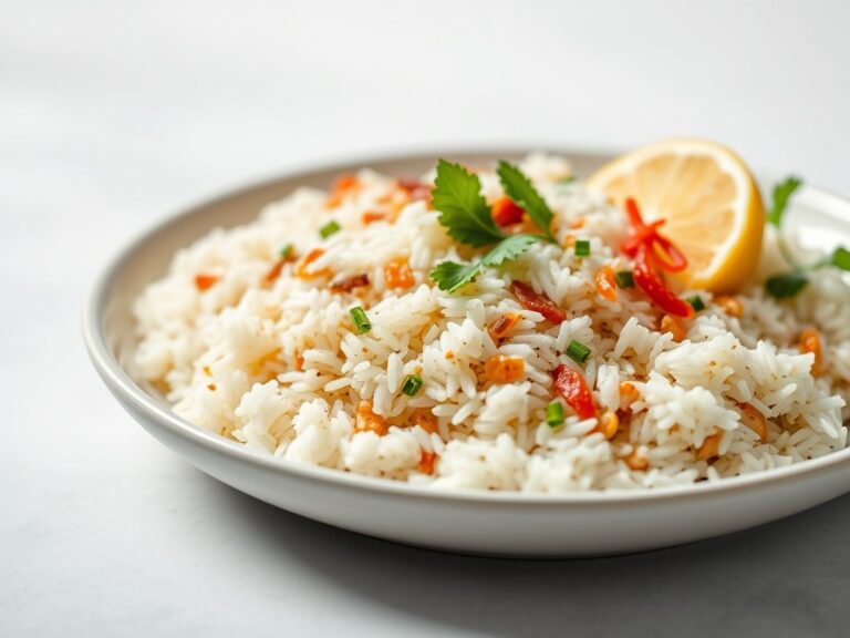 RIJST Nasi Ulam — AI-gegenereerde illustratie
