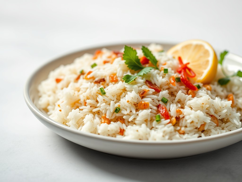 RIJST Nasi Ulam, AI-gegenereerde illustratie