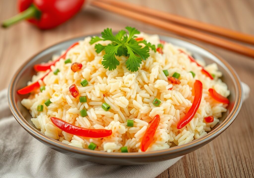 RIJST Yangchow Rice, AI-gegenereerde illustratie
