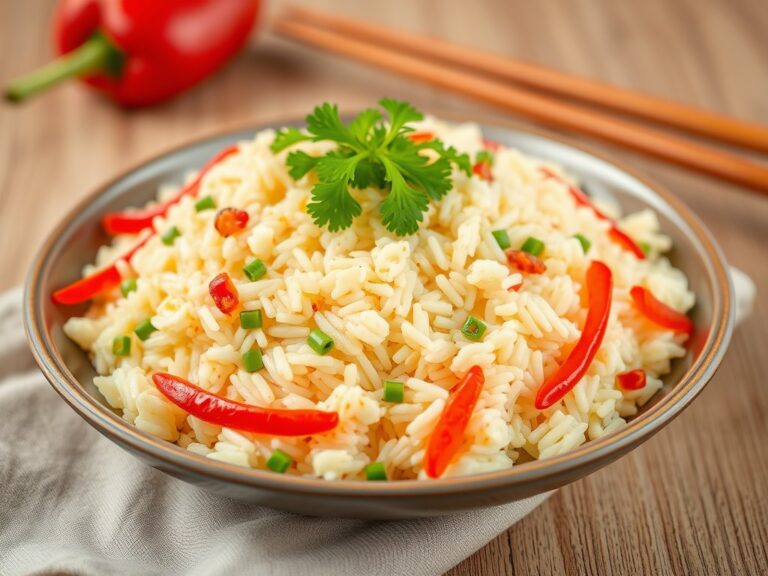 RIJST Yangchow Rice — AI-gegenereerde illustratie
