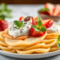 Rijstpap met kokos en aardbeien