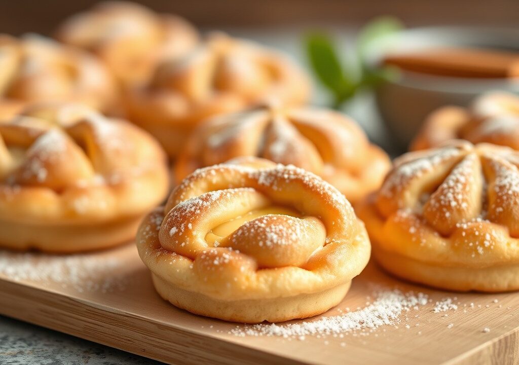 Rijstpoffertjes — AI-gegenereerde illustratie