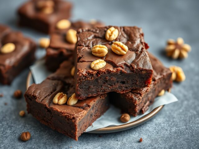 Rip brownies — AI-gegenereerde illustratie