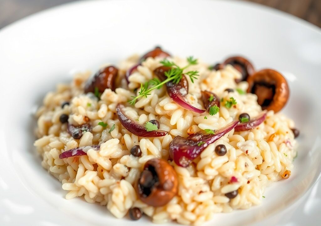 Risotto da Bergamo — AI-gegenereerde illustratie