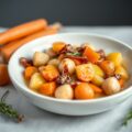 Romige kalfsragout met oesterzwammen en pancetta