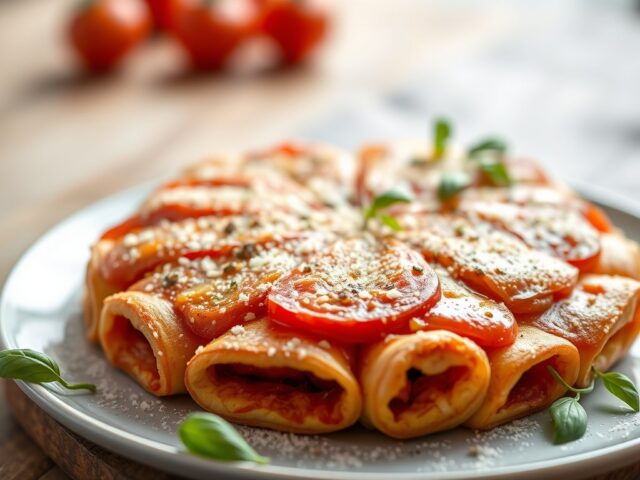 Runder Rollade op z’n Italiaans — AI-gegenereerde illustratie