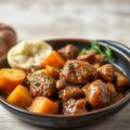 Runderstoofschotel uit de slowcooker