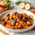 Rundvlees met rode curry