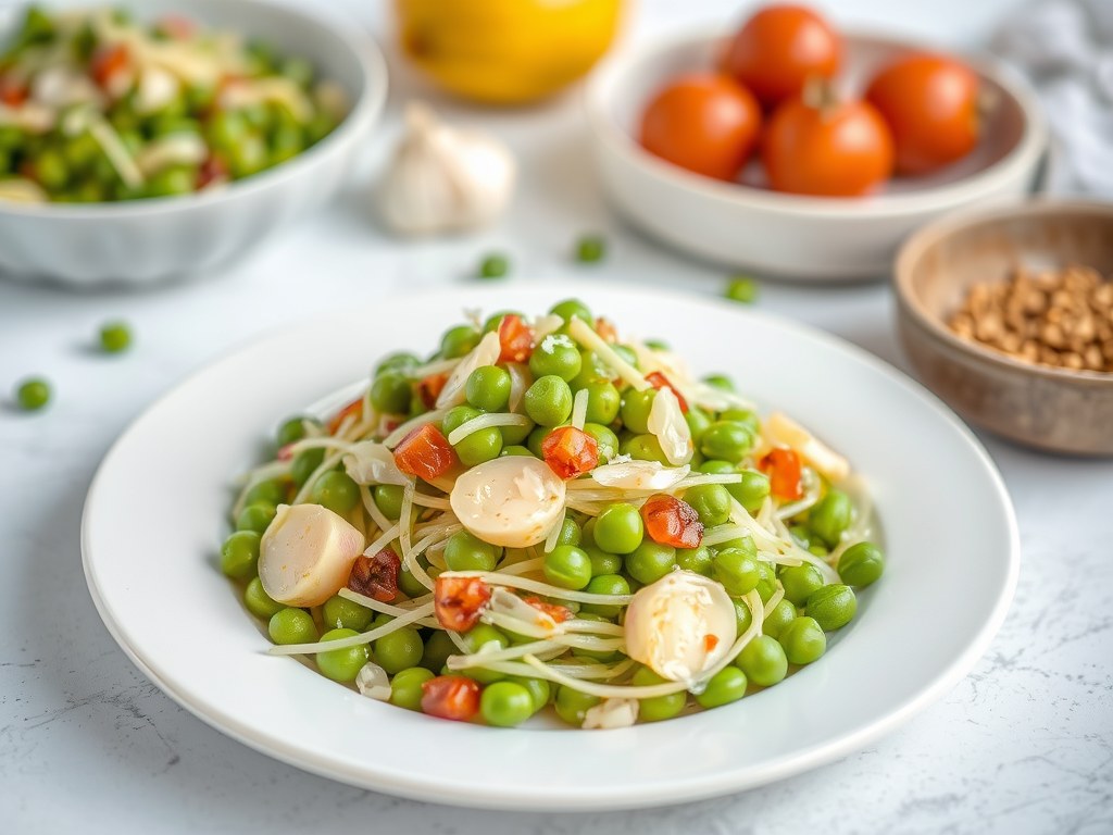 Russische Salade op Spaanse Wijze, AI-gegenereerde illustratie