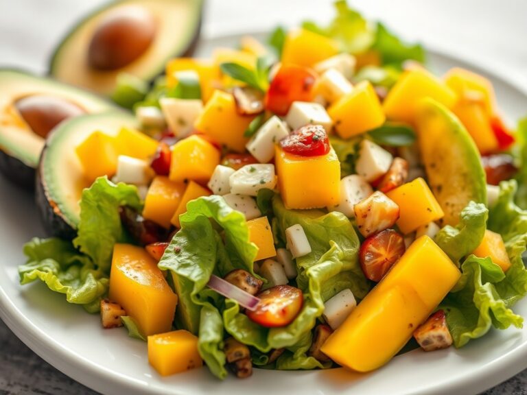 Salade met Mango en Avocado