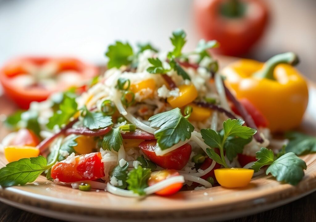 Salade met Zuur-Inleg — AI-gegenereerde illustratie