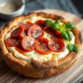Salami pizza dipsaus