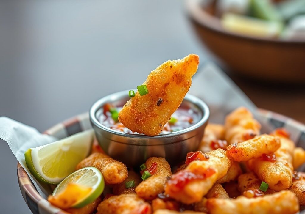Sambal Goreng Kentang (pittige frietjes) — AI-gegenereerde illustratie