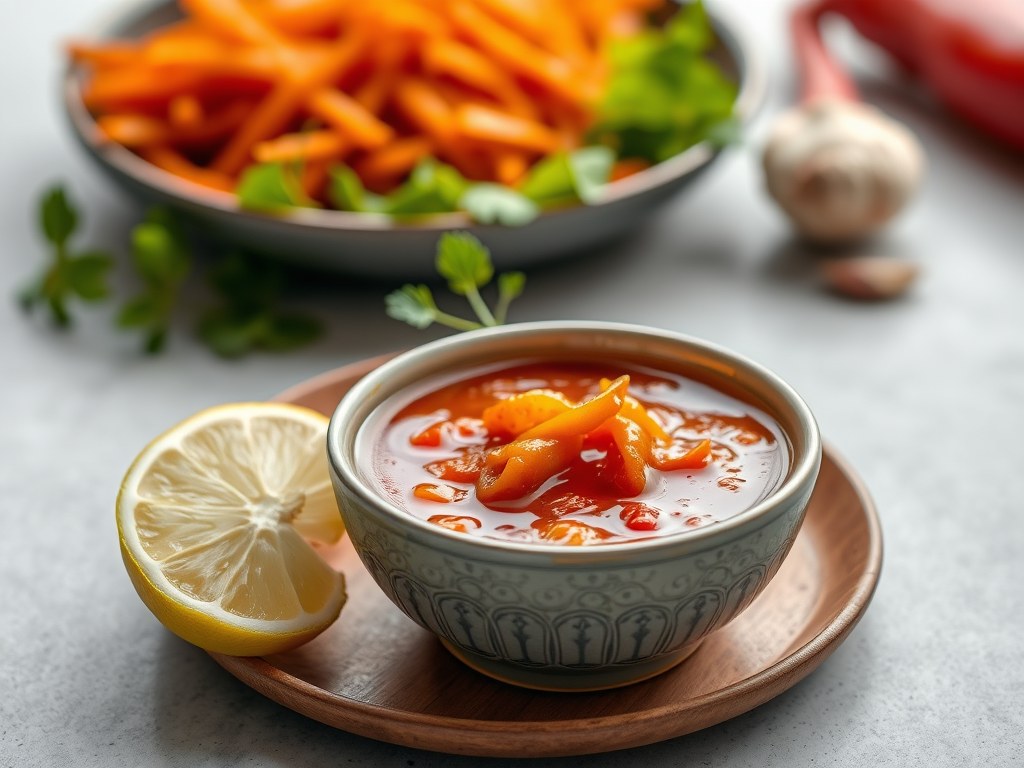 Sambal- ketjapsaus, AI-gegenereerde illustratie