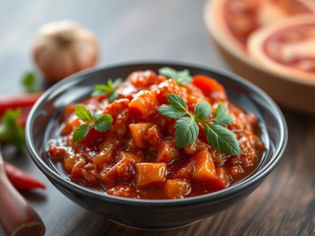 Sambal Tomaat — AI-gegenereerde illustratie