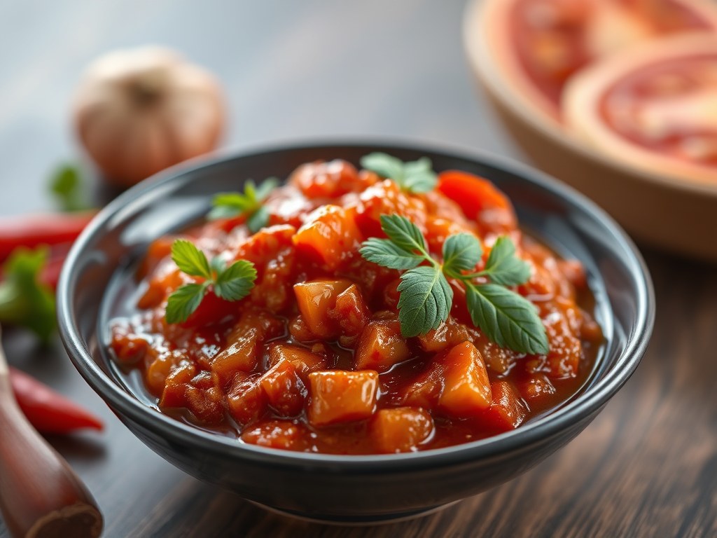 Sambal Tomaat, AI-gegenereerde illustratie