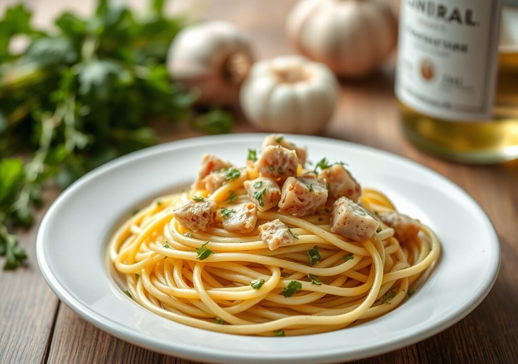 Sardische spaghetti — AI-gegenereerde illustratie