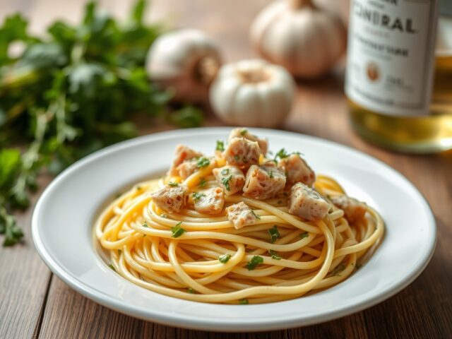 Sardische spaghetti — AI-gegenereerde illustratie