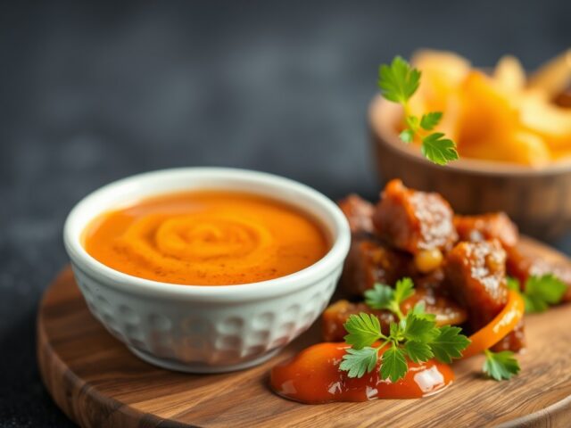 Sateh saus — AI-gegenereerde illustratie